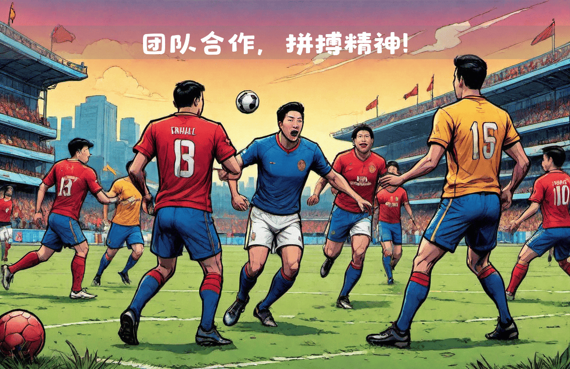 足球比赛现场场面激烈,球员尽展拼搏精神的简单介绍 足球比赛现场场面激烈,球员尽展拼搏精神的简单介绍